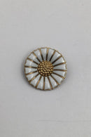 Georg Jensen Sterling Sølv Forgyldt Marguerit Broche