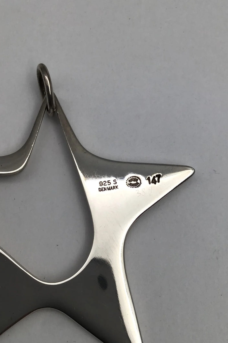 Georg Jensen Sterling Sølv Vedhæng No. 147 Henning Koppel