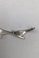 Bent Knudsen Sterling Sølv Hajfinne Armlænke