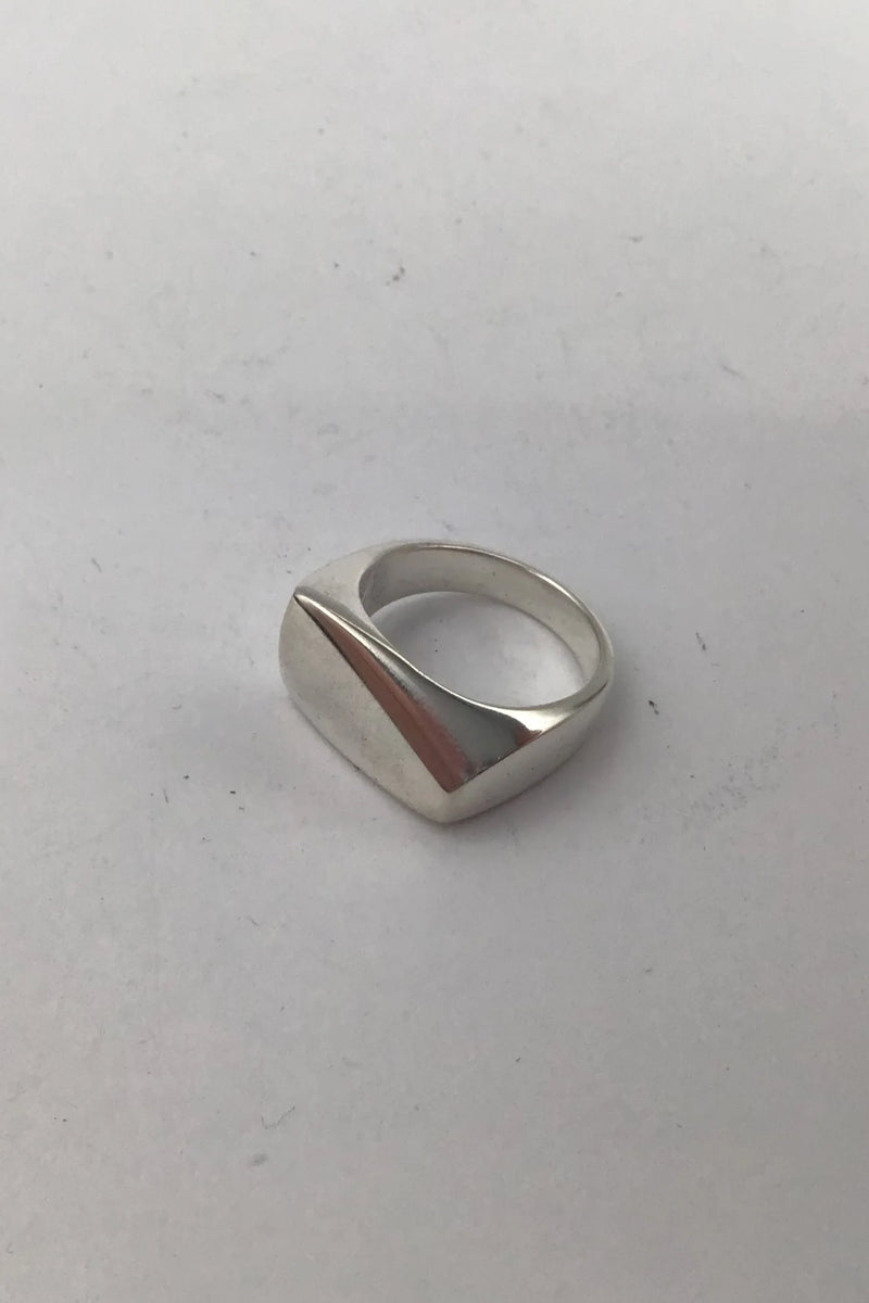 Georg Jensen Sterling Sølv Ring No. 141 Plaza Henning Koppel