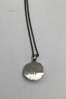 Georg Jensen Sterling Silver Pendant No. 436 Moonstone