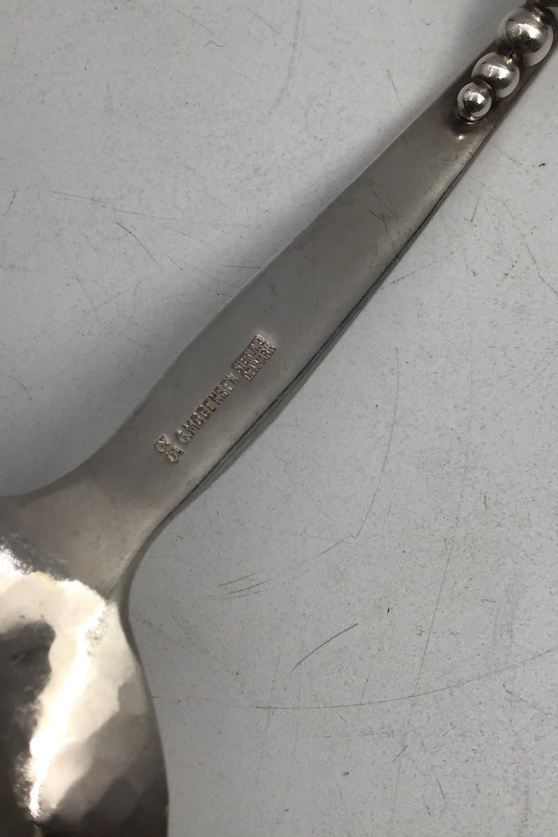 O. V. Mogensen Sterling Sølv Ornamental Serveringsske No. 35