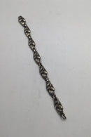 Evald Nielsen Sterling Sølv Armlænke (Agern)