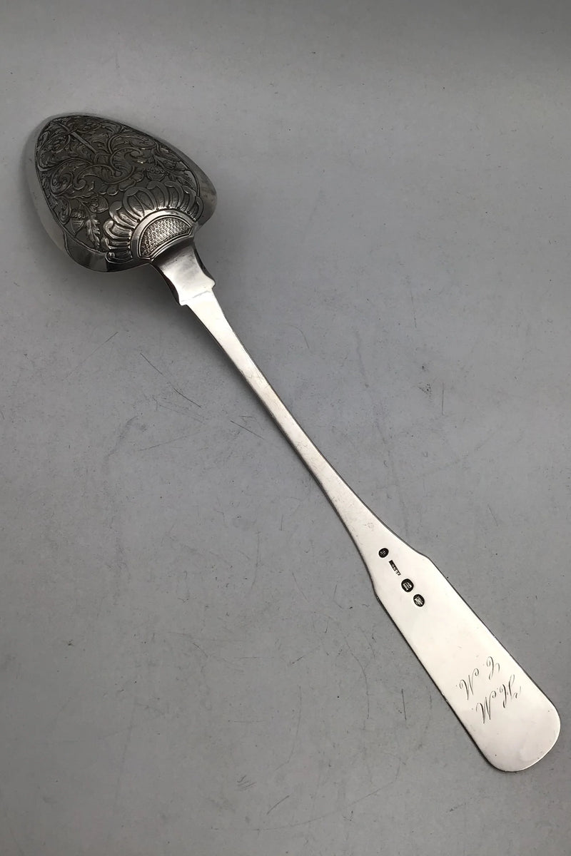 Engel Gammel Riflet Sølv Bærske (1848)