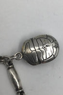 Georg Jensen Sterling Sølv Armlænke No. 43 m Charms