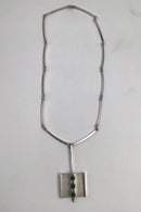 Niels Erik From Sterling Sølv Moderne Halskæde med Vedhæng