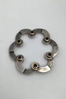 Peder Musse Sterling Sølv / Guld Moderne Armlænke