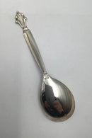 Georg Jensen Sterling Sølv Dronning Marmeladeske 163B (kurvet)