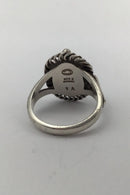 Georg Jensen Sterling Sølv Ring No. 1A Månesten