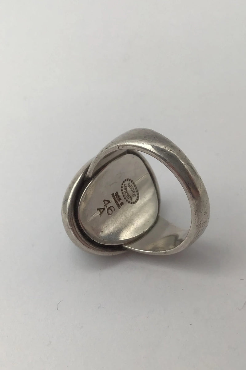 Georg Jensen Sterling Sølv Ring No. 46A Hæmatit