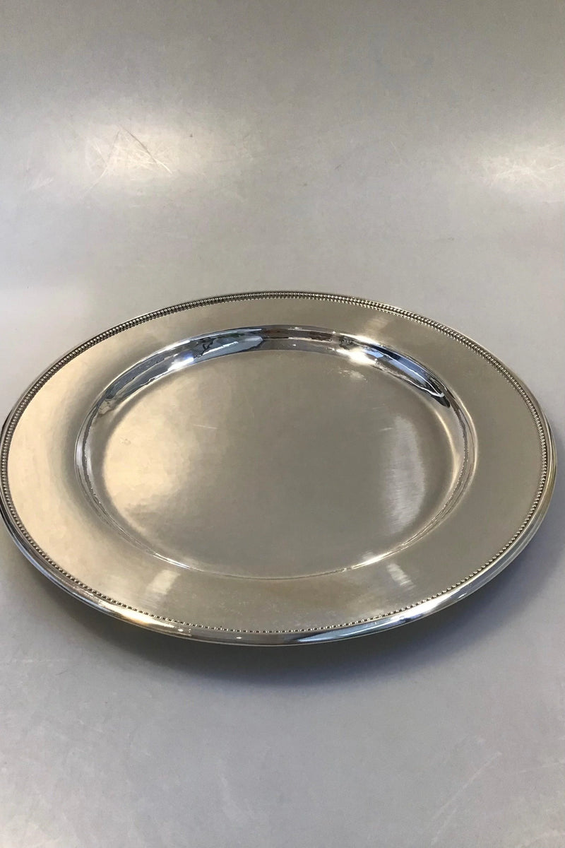 Set of 5 Georg Jensen Sterling Silver Charger plates no 210 F