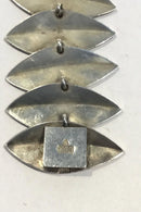 Anton Michelsen Sterling Sølv Bladformet led Armbånd