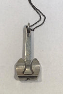 Ole Lynggaard Sterling Sølv halskæde og Vedhæng i form af Anker