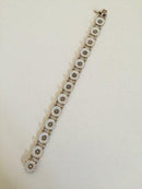 Anton Michelsen Daisy bracelet made of sterling silver with enamel.