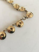 Anton Michelsen Daisy Necklace in Gilded Sterling Silver and White Enamel