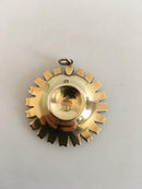 Anton Michelsen Large Marguerite pendent in Sterling Silver and enamel