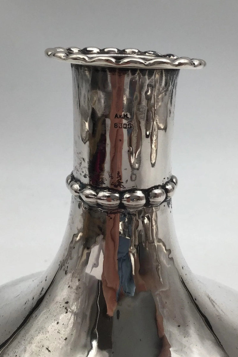 Axel Holm Dansk Sølv Lysestage