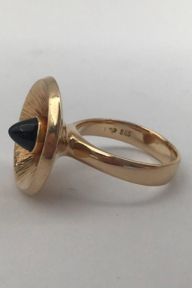 Bent Gabrielsen 14K Guld Ring (Safir)