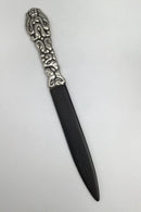 Bernhard Hertz Early Silver (826) Ebony letter opener