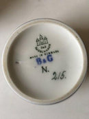 ビング＆グロンダール アールヌーヴォー 金細工モチーフの蓋付き花瓶 No.215