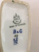 Bing & Grøndahl Art Nouveau Mindevase "Aux parlementaires francais de leurs confrères danois, Juillet 1909".