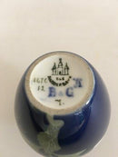 Bing & Grøndahl Art Nouveau Vase med rose og sommerfugle No 1676/12