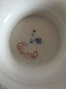 Bing & Grøndahl Sommerfugl med Guld Kageskål på Lav Fod