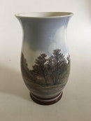 Bing & Grøndahl Sophus Jensen Unika Vase No. 440 med Dyrehavebakken Motiv