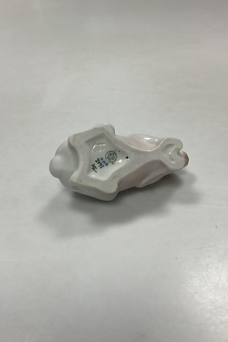 Bing og Grøndahl Figur Liggende Kanin No. 2441