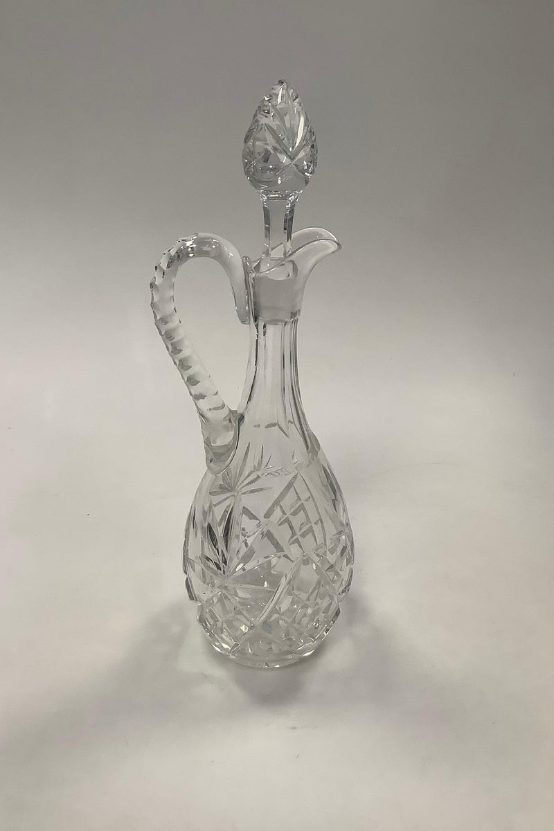 Dansk / Holmegaard Glas Karaffel med håndtag