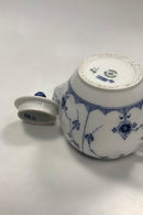 Royal Copenhagen Blue Fluted Half Lace Small Teapot No 610
