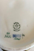 Flora Danica durchbrochene ovale Obstschale mit Henkel Nr. 20/3536