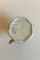 Beautifull little english vase with gold and flowers