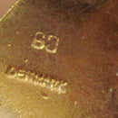 Georg Jensen ゴールドプレート リング VERY MODERN STYLE