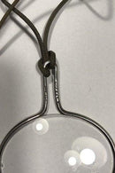 Georg Jensen Cloth Cord with Sterling Silver Pendant No 400 (Magnifying glass) トルン
