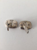 Georg Jensen Naja salto Manschettenknöpfe aus Sterlingsilber und Emaille