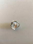 Georg Jensen Silver Ring No 19 with Coral（ジョージ ジェンセン シルバー リング No 19 with コーラル