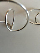 Georg Jensen Sterling Sølv Allan Scharff Øreringe