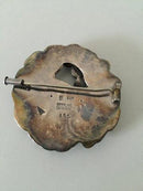 Georg Jensen Sterling Silver ブローチ ハトとアメジスト No 165 古いスタンプ付き