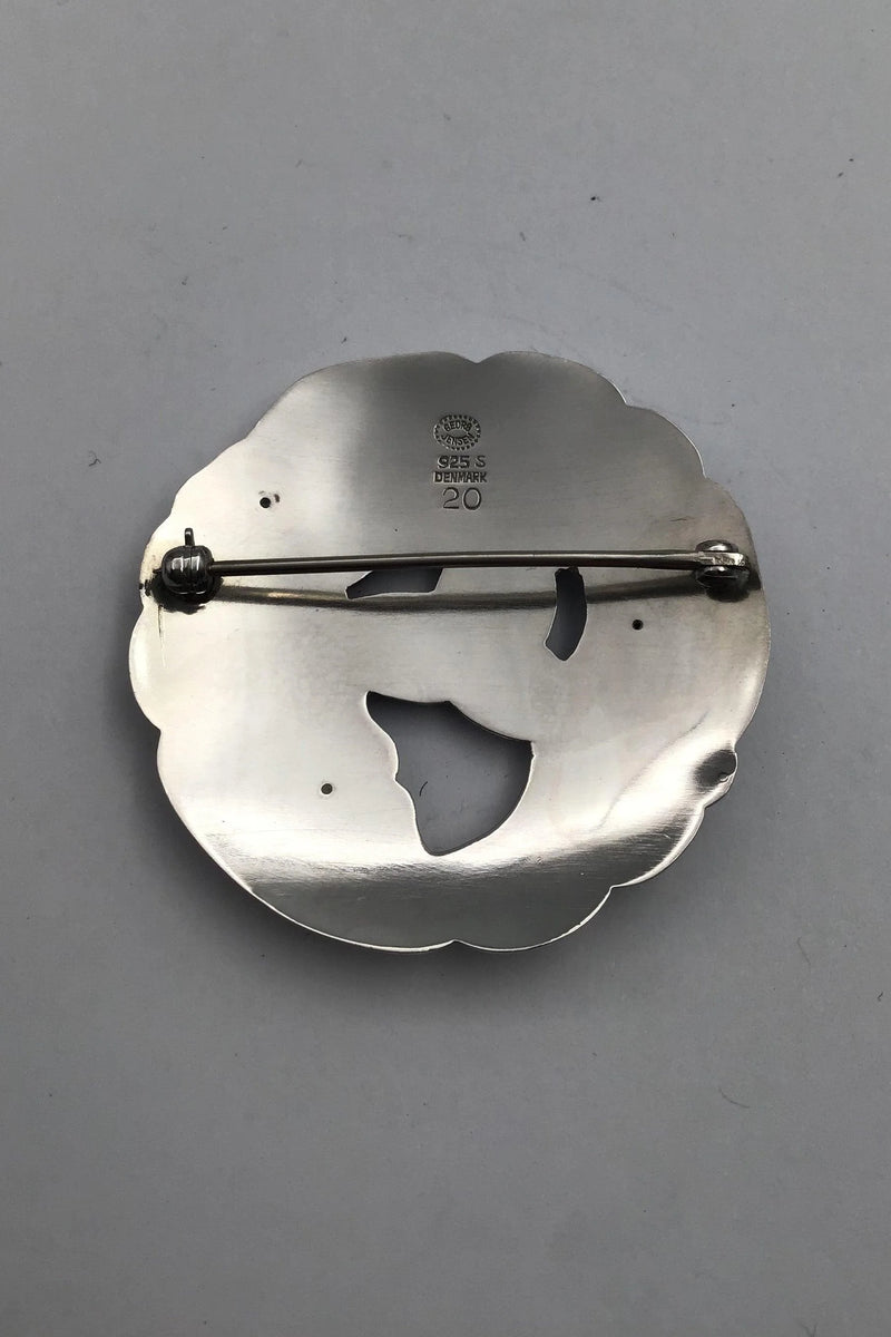 Georg Jensen Sterling Sølv Broche No. 20