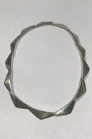 Georg Jensen Sterling Sølv Halskæde Peak