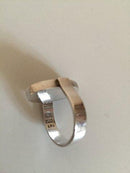 Georg Jensen Sterling Silver Harald Nielsen Ring No 189 Agat Adorned with Agat