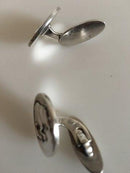 ジョージ ジェンセン スターリング シルバー カフスボタン 70号（ブル）。