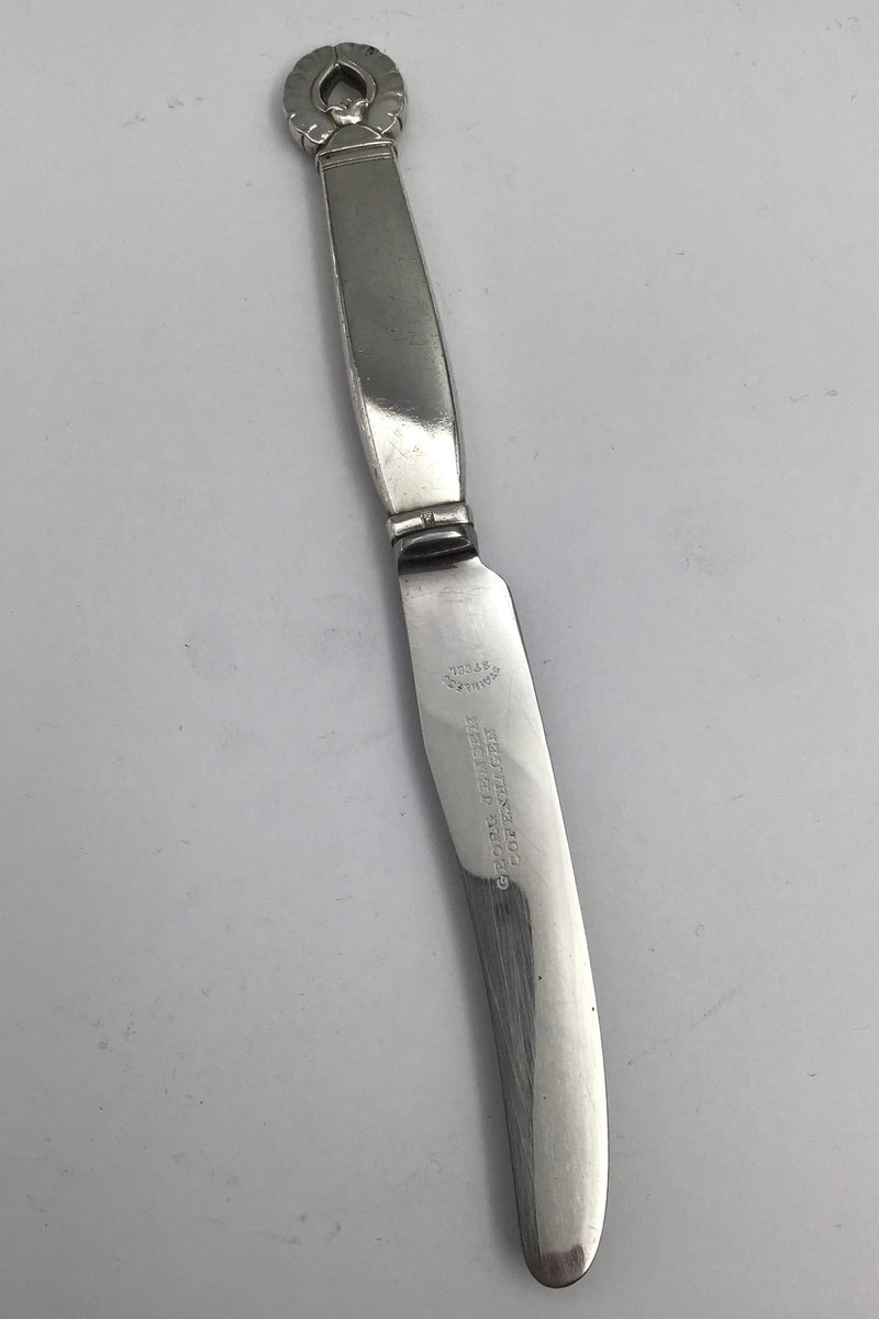 Georg Jensen Sterling Sølv Ornamental Kniv (1930-1945)