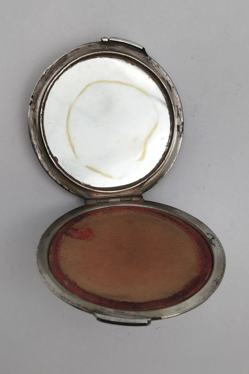 Georg Jensen Sterling Sølv Pudderdåse No. 231K Harald Nielsen