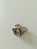 Georg Jensen スターリングシルバー リング（シルバーストーン付き） No 48