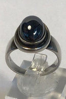 Georg Jensen Sterling Silver Ring No 46B Hematite（ジョージ ジェンセン スターリング シルバー リング No 46B ヘマタイト