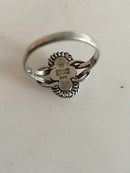 Georg Jensen Sterling Silver Ring No 52 with Pearls（ジョージ ジェンセン スターリングシルバー パールリング No 52