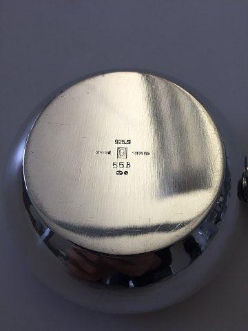 Georg Jensen Sterling Sølv Sovseskål med håndtag No 55B