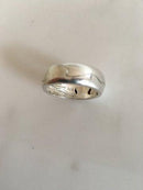 Georg Jensen Sterling Sølv Todelt Fusionsring  No 368